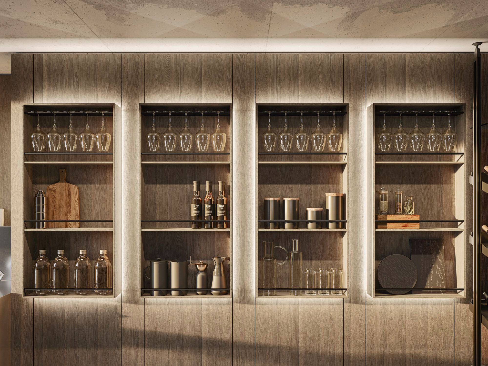 Встроенная кухня с островом Arrital Ak_Project ARCH-00104879 - Вид №8