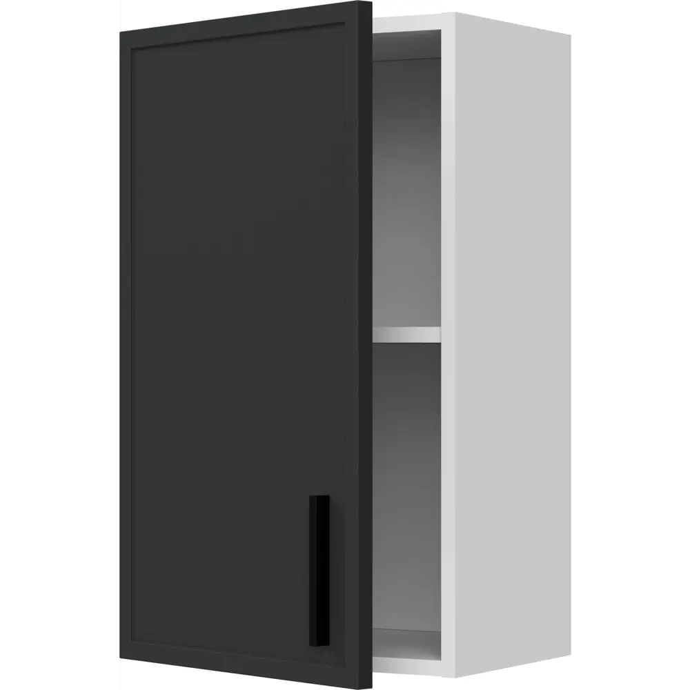 Кухонный шкаф навесной Неро Delinia 40x67.6x29 см МДФ цвет графит STLM-2192286 - Вид №2
