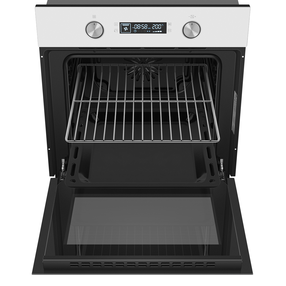 9100952 Электрический духовой шкаф HOMSair OEM606WH белый STDN-0144330 - Вид №3