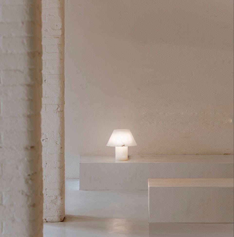 Наружная настольная лампа / настольная лампа из алебастра PARACHILNA Petra ARCH-00085709 - Вид №20