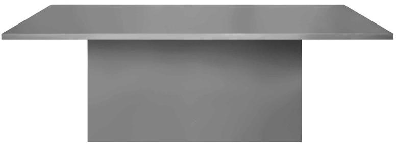 GANSK Прямоугольный обеденный стол из стекловолокна Quadra G3005 - Вид №1