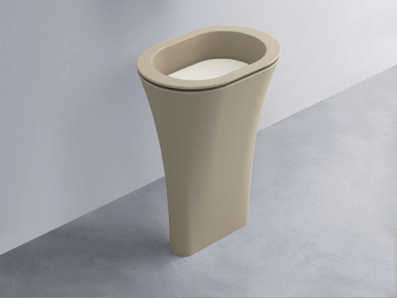 AMLA65-AV+AMPILO-TL+AMCOLO-AV Раковина Amedeo Ovale отдельностоящая cielo Enjoy + Amedeo Ceramica Cielo