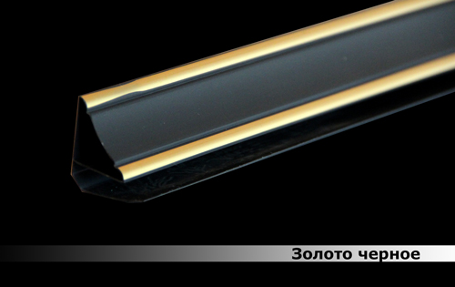 Потолочный плинтус Золото черное софитто DEKOR PANEL DP273