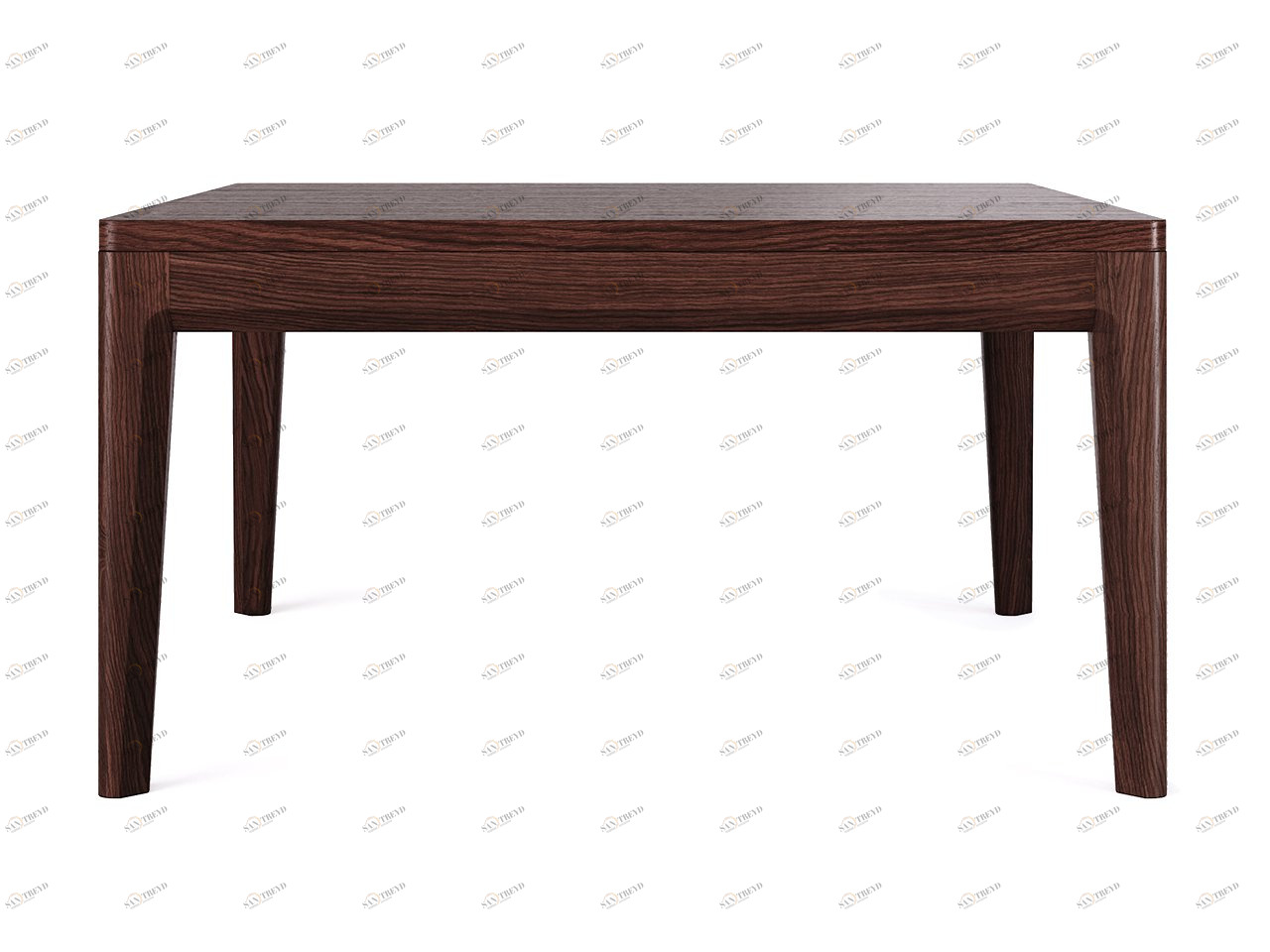 Журнальный столик квадратный темный дуб 65 см Case №1 THE IDEA  210082 Коричневый 