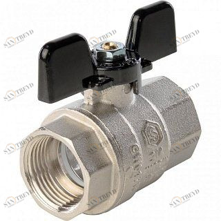 Кран шаровый STOUT ВВ 3/4" полнопроходной, бабочка SVB0002000020