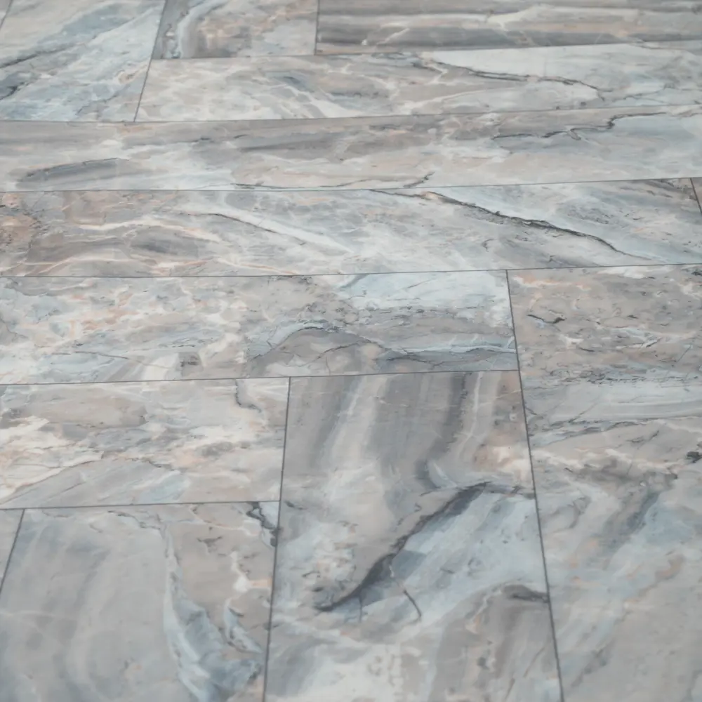 Линолеум KREAFORTA «Ханто» 32 класс - серый мрамор 3.5 м 89431508 STLM-1575961 - Вид №1