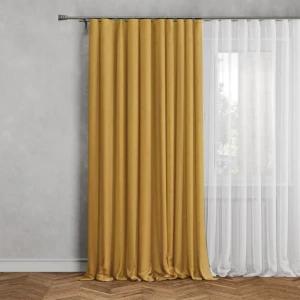 GARDEN Штора на ленте с эффектом затемнения, цвет манго 200x280 см 89390610