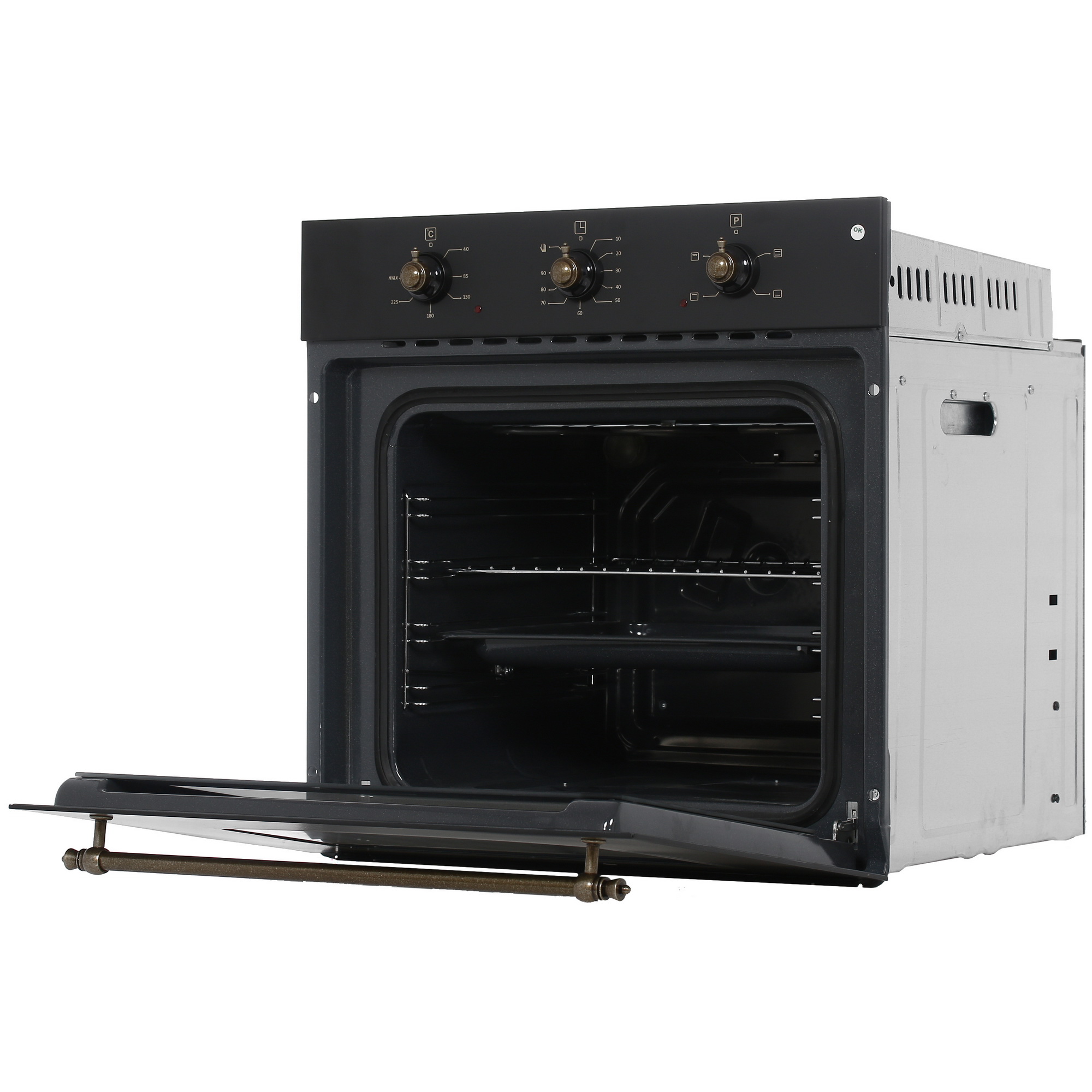 1197021 Электрический духовой шкаф MBS DE-607BL черный STDN-0087557 - Вид №4