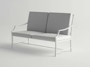 10Deka 2-х местный алюминиевый диван Agosto