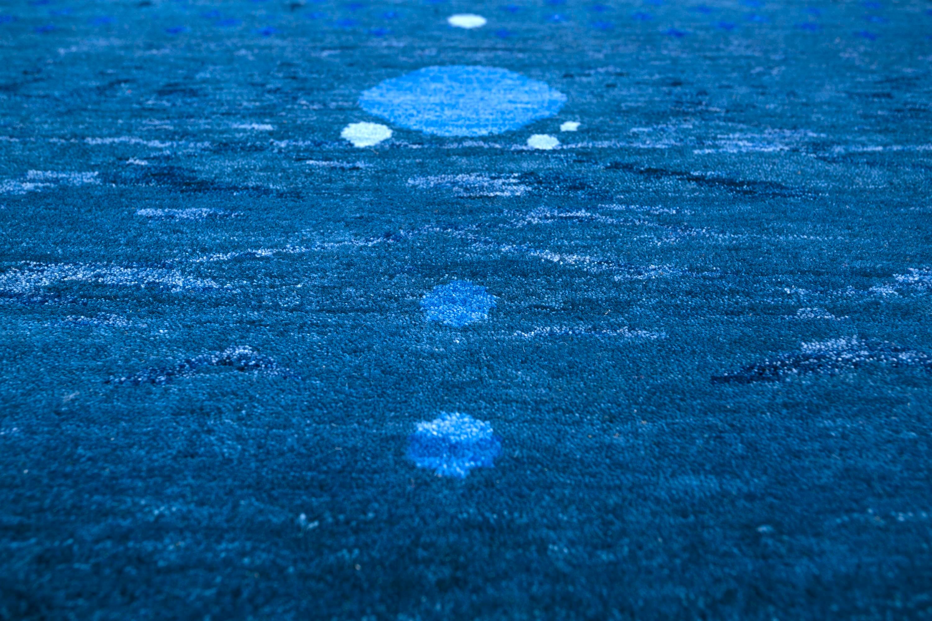 Шерстяной узор прямоугольный ковер ручной работы Jaipur Rugs Brahmaand-A Cosmic Affair ARCH-00152673 - Вид №3