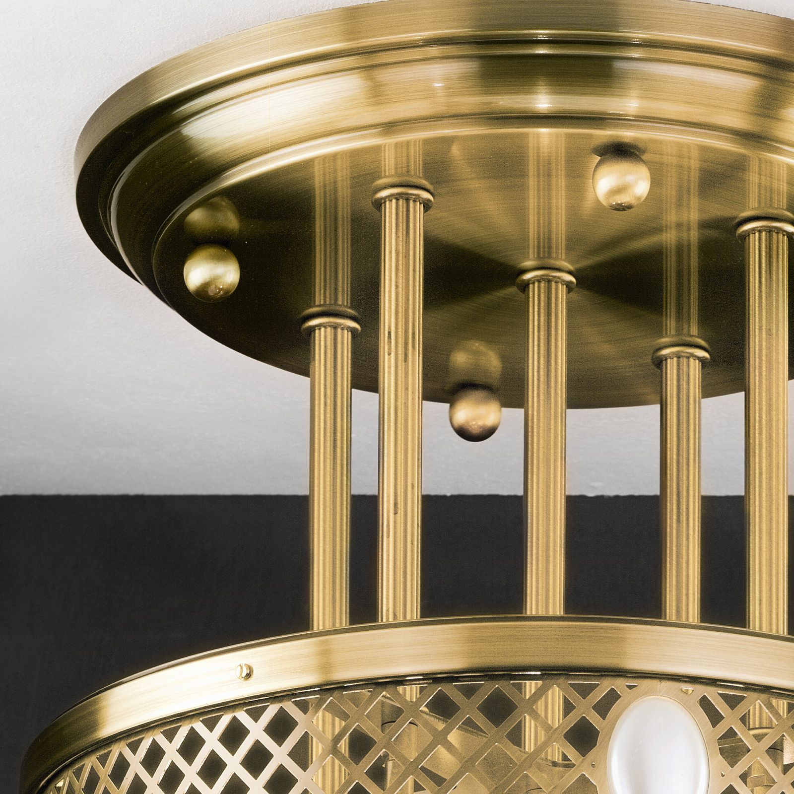 Потолочный светильник из опала и латуни Orion Alt Wien ARCH-00095739 - Вид №2