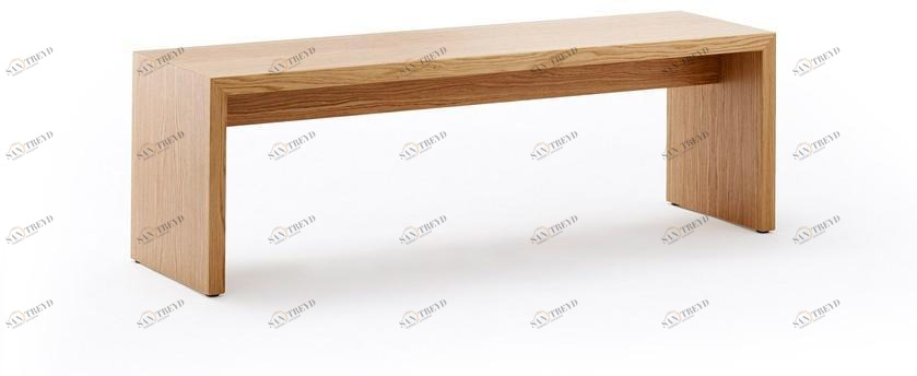 rosconi Скамья из фанерованной древесины без спинки Limes sun-id-1509760