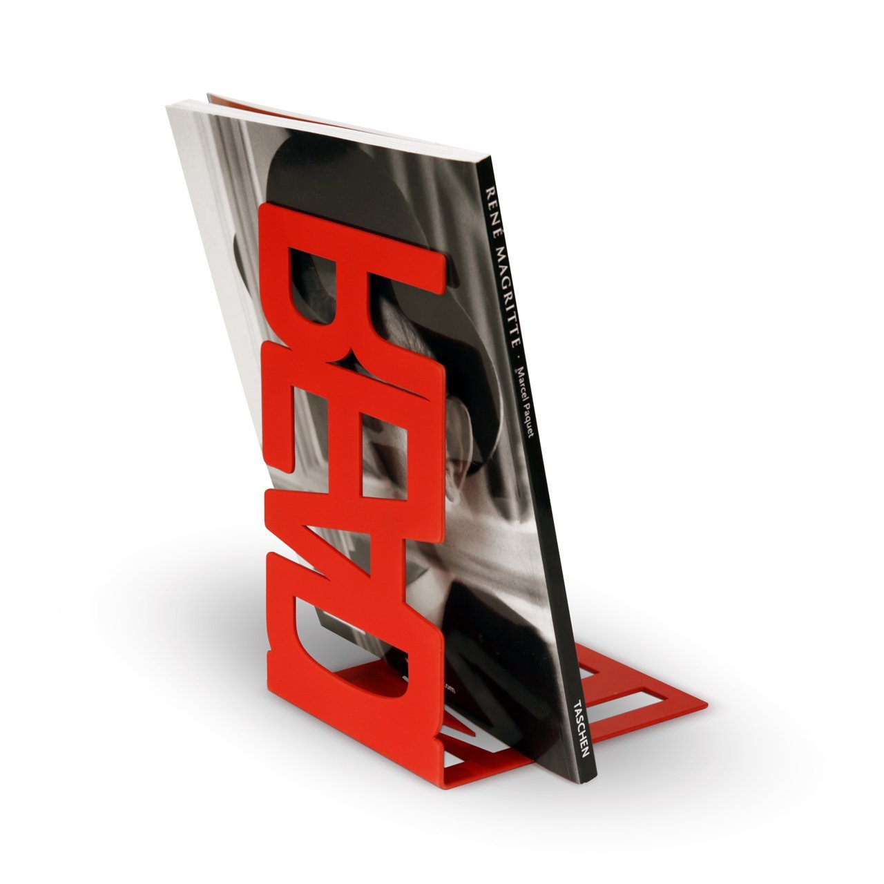 Держатель для книг "README" красный BONESSI  049437 Красный  - Вид №1