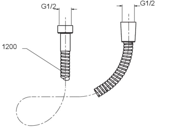 Шланг для душа CRISTINA Rubinetterie Completamenti per Doccia/Vasca/Lavabo - Системы для душа и ванн ARCH-00129251 - Вид №2
