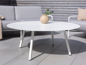 Круглый стол для сада с порошковым покрытием