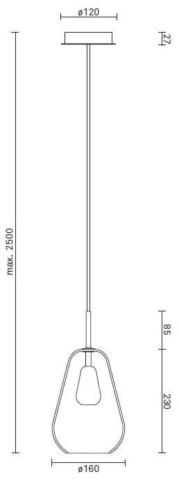 Nuura Подвесной светильник из дутого стекла Anoli 01330122 - Вид №3