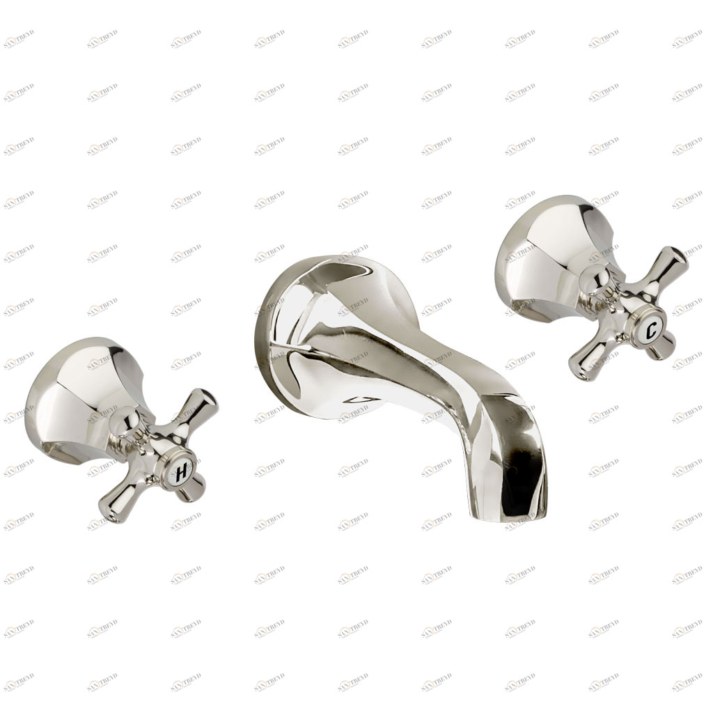 C06-1303 C06-1303 Настенный набор для раковины на 3 отверстия ШАРЛЕТИ Cristal & Bronze CHARLÉTY Charlety