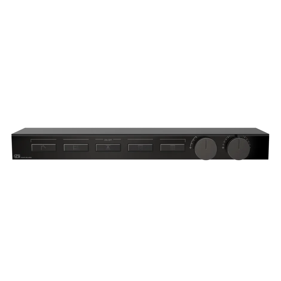 Смеситель для душа 63028 706 Gessi Hi-fi ЧЕРНЫЙ МЕТАЛЛ PVD 63028706