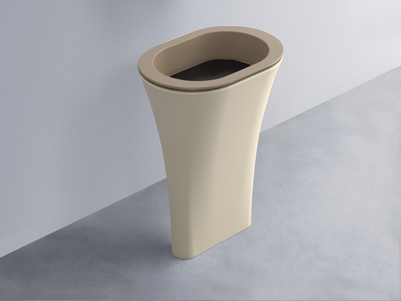AMLA65-AN+AMPILO-LV+AMCOLO-LN Раковина Amedeo Ovale отдельностоящая cielo Enjoy + Amedeo Ceramica Cielo