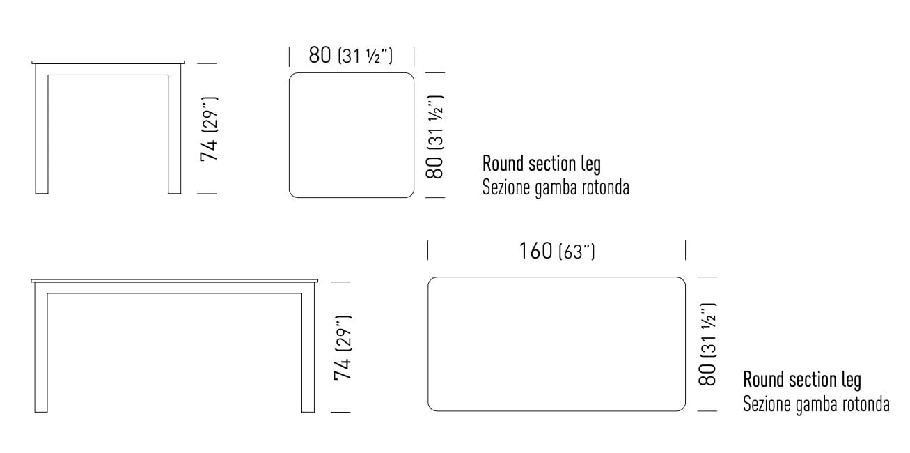 Квадратный или прямоугольный стол из мрамора или керамогранита GABER MANTIX MARBLE & PORCELAIN ARCH-00108073 - Вид №7