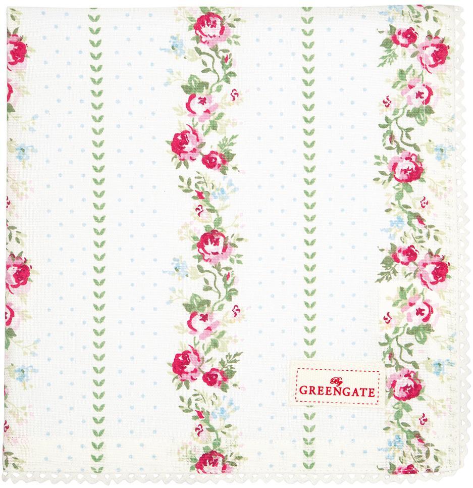Салфетка Gabby white 40х40 см Greengate COTNAPWLGAB0108