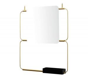 Ex.T Nudo Подвесная или настенная модульная система nudo-ottone_2