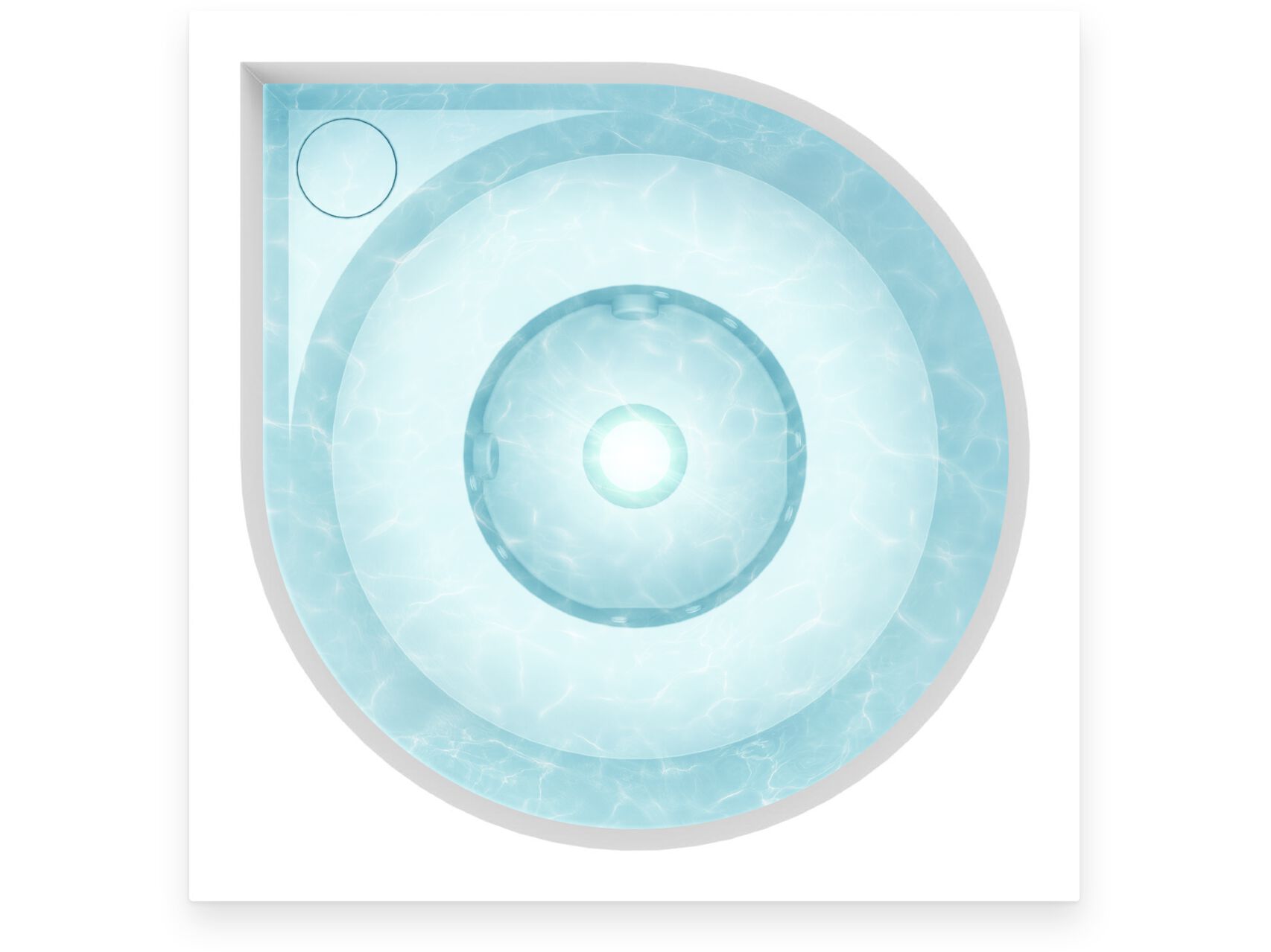 Открытый акриловый мини-бассейн Drop LÄHDE ARCH-00045064