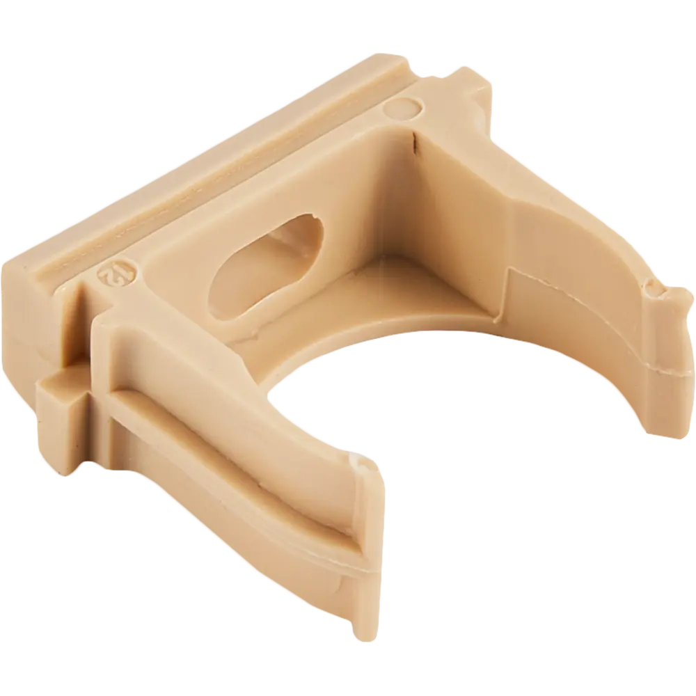 Крепеж-клипса Santreyd для труб 25 мм, цвет сосна (10 шт) 88582232 STLM-1112664 - Вид №1