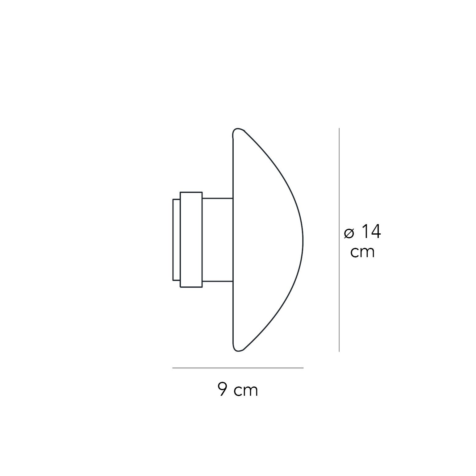 Настенный светильник из пескоструйного стекла FontanaArte слог ARCH-00146976 - Вид №2