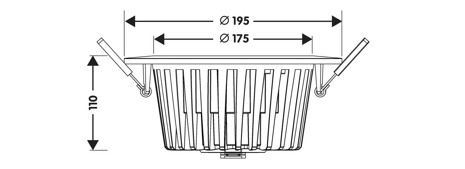 Алюминиевый круглый светодиодный светильник Proled Macros ARCH-00122403 - Вид №3