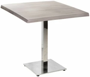 2534 Стол Harvey 80*80 Белое дерево R-HOME
