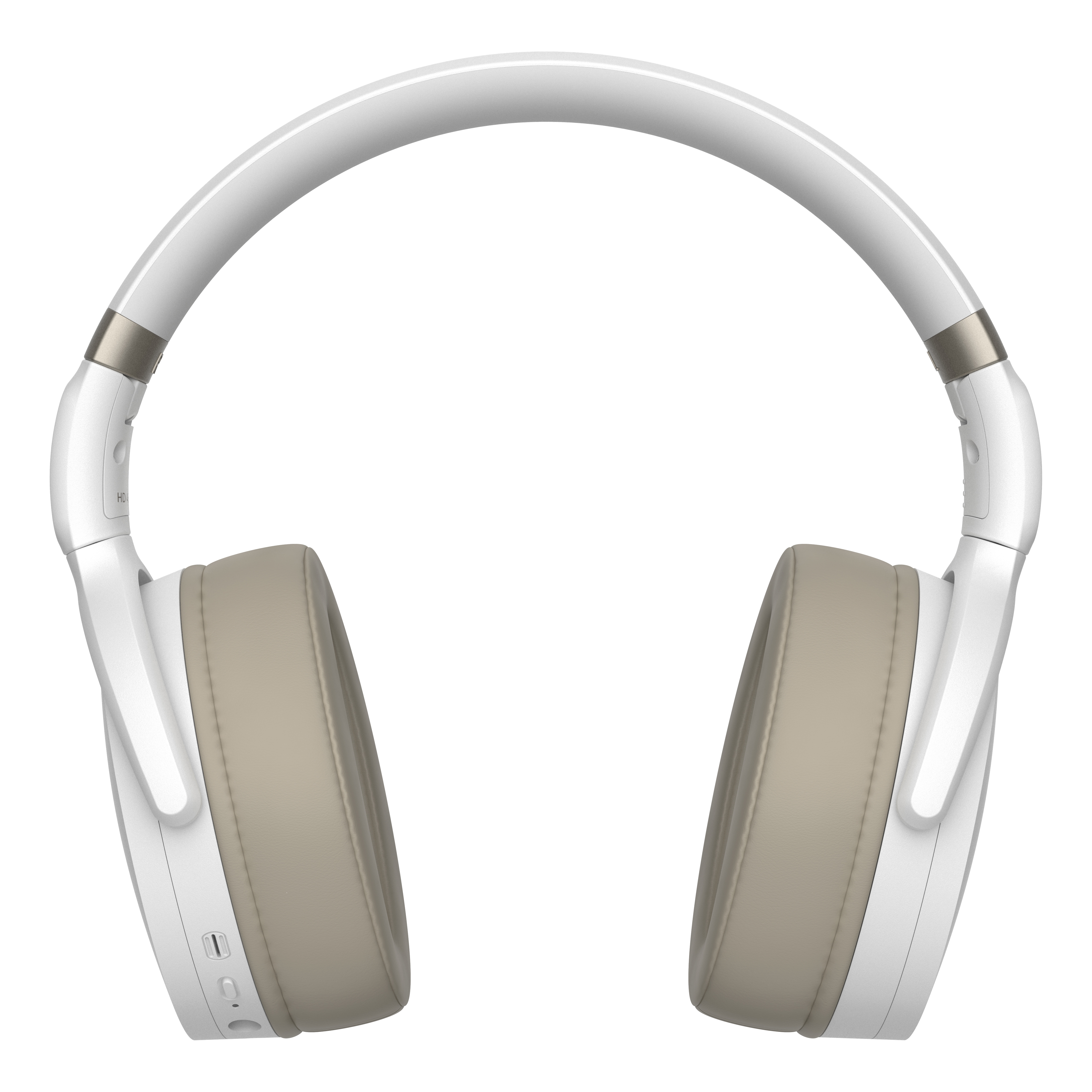 HD 450BT WHITE Наушники беспроводные / bluetooth 5.0, накладные складные закрытые, активное шумоподавление, 18-22000гц, 108дб, микрофон, до 30 часов работы, аудиокедеки: sbc, aac, aptx™, aptx™ low latency, белые Sennheiser Santreyd  - Вид №1