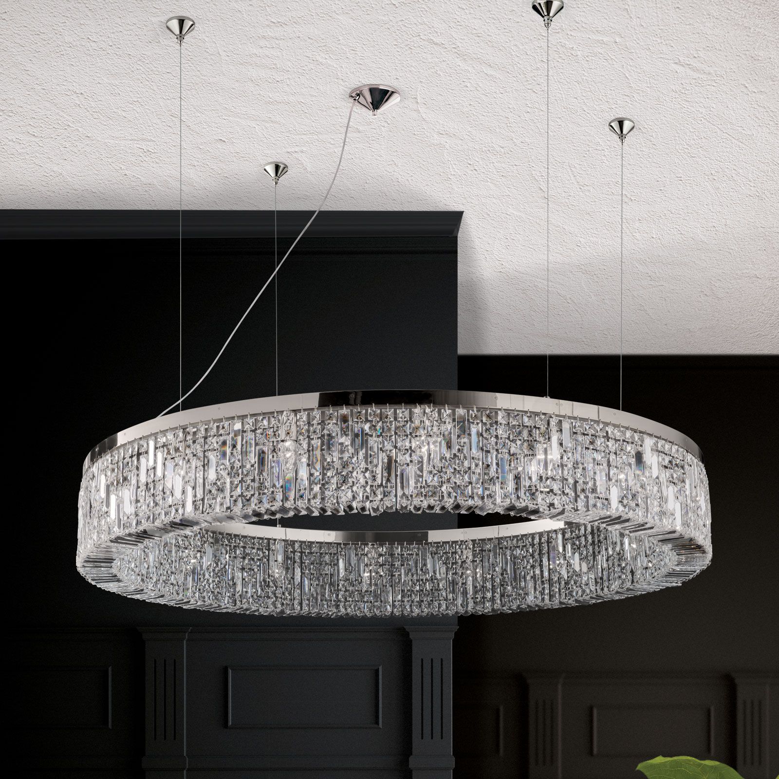 Подвесной светильник с кристаллами Orion кольцо ARCH-00119165 - Вид №25