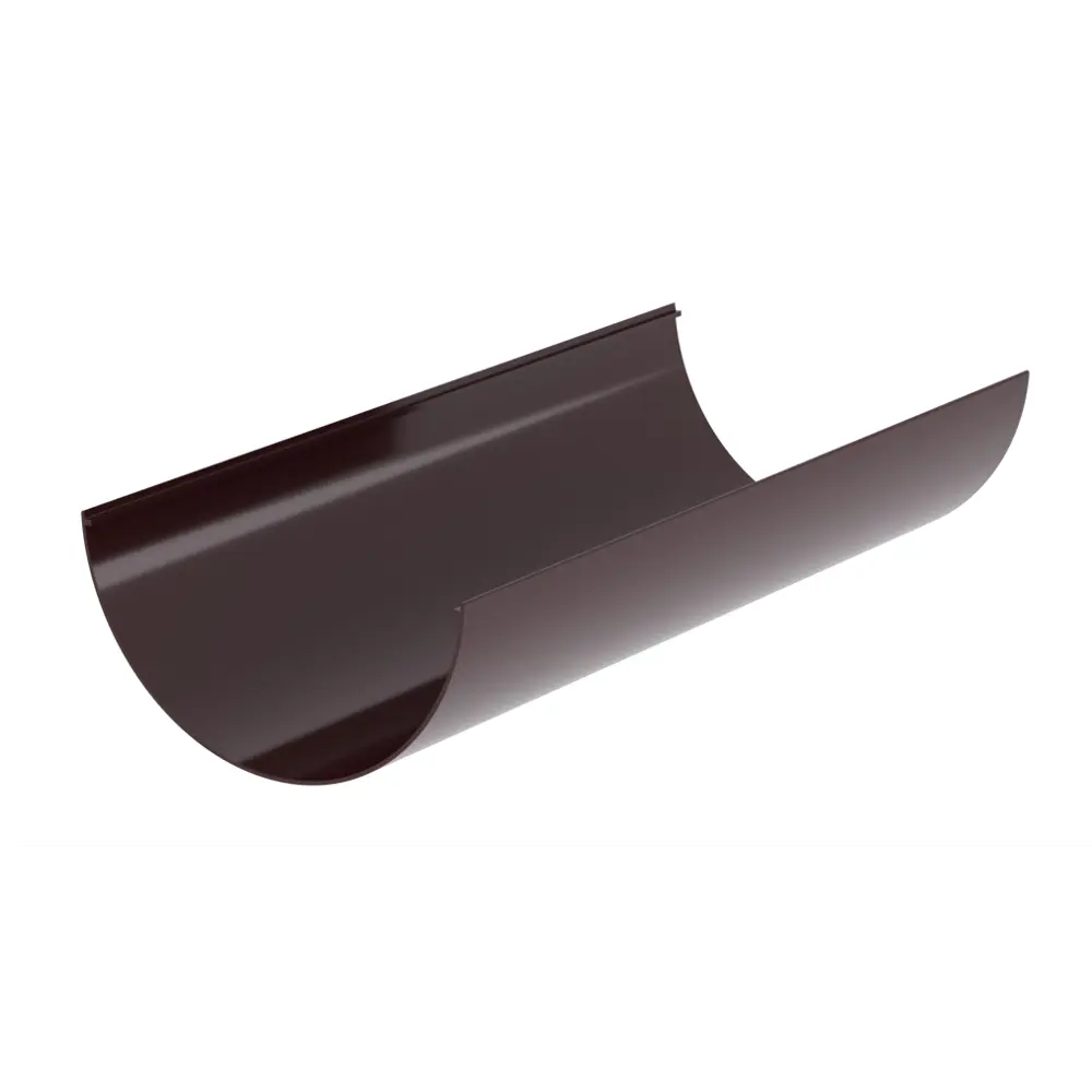 Желоб водосточный Grand Line 120 мм 2 м цвет шоколадный STLM-2073721