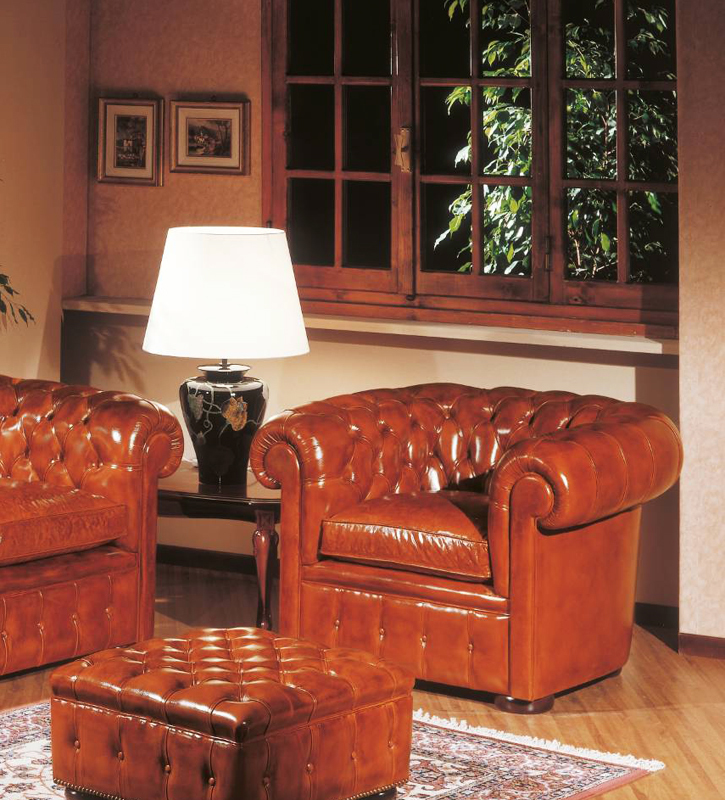 Кресло CHESTERFIELD ORIGGI SALOTTI 509 poltrona 