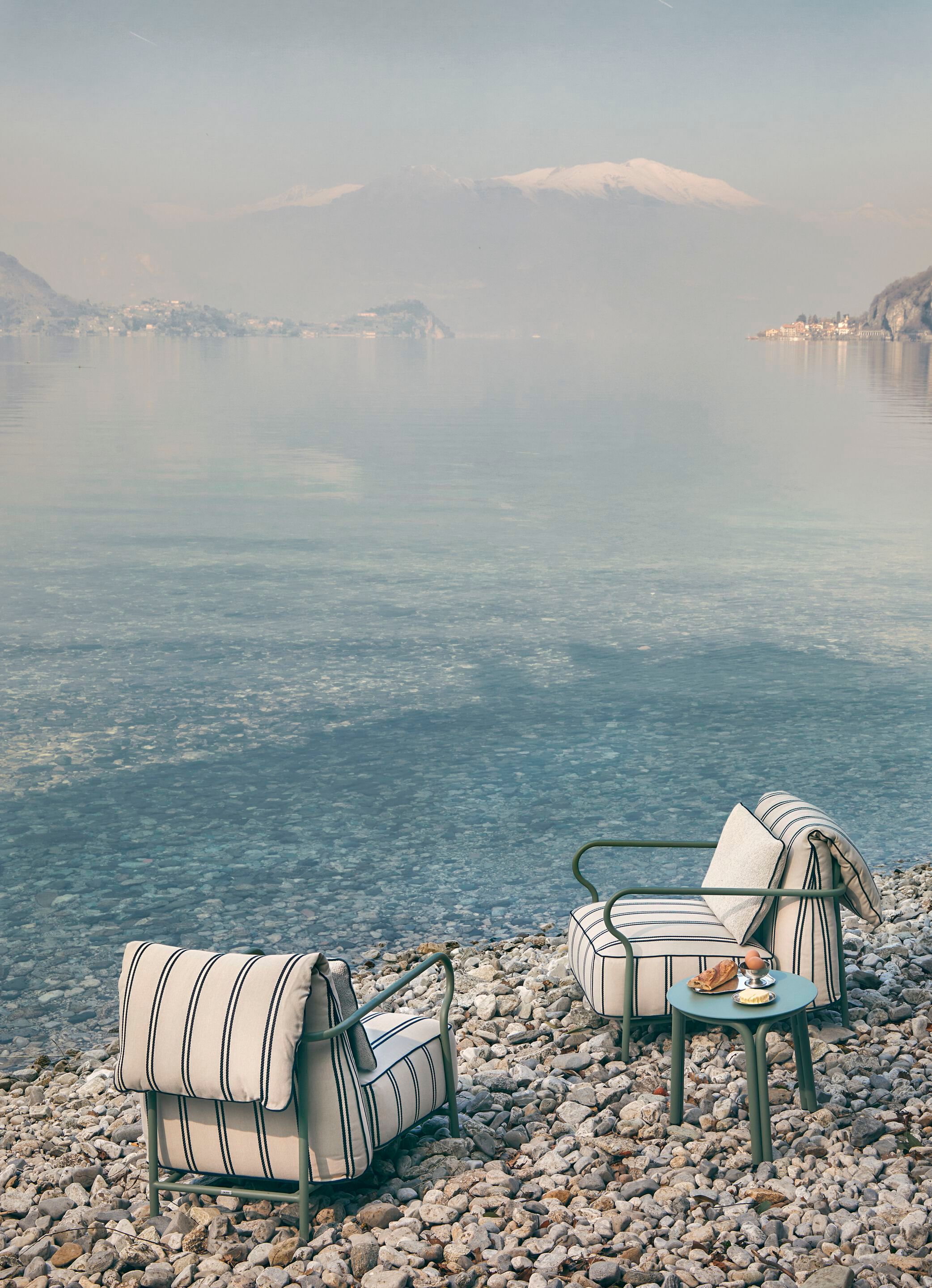 Алюминиевый садовый стул с подлокотниками Unopiù Salò ARCH-00033589 - Вид №10