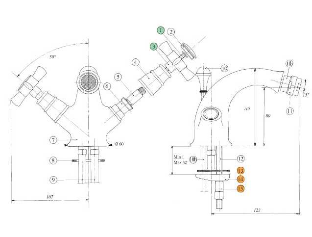 801920KK18 Смеситель Bandini Old England Santreyd - Вид №1