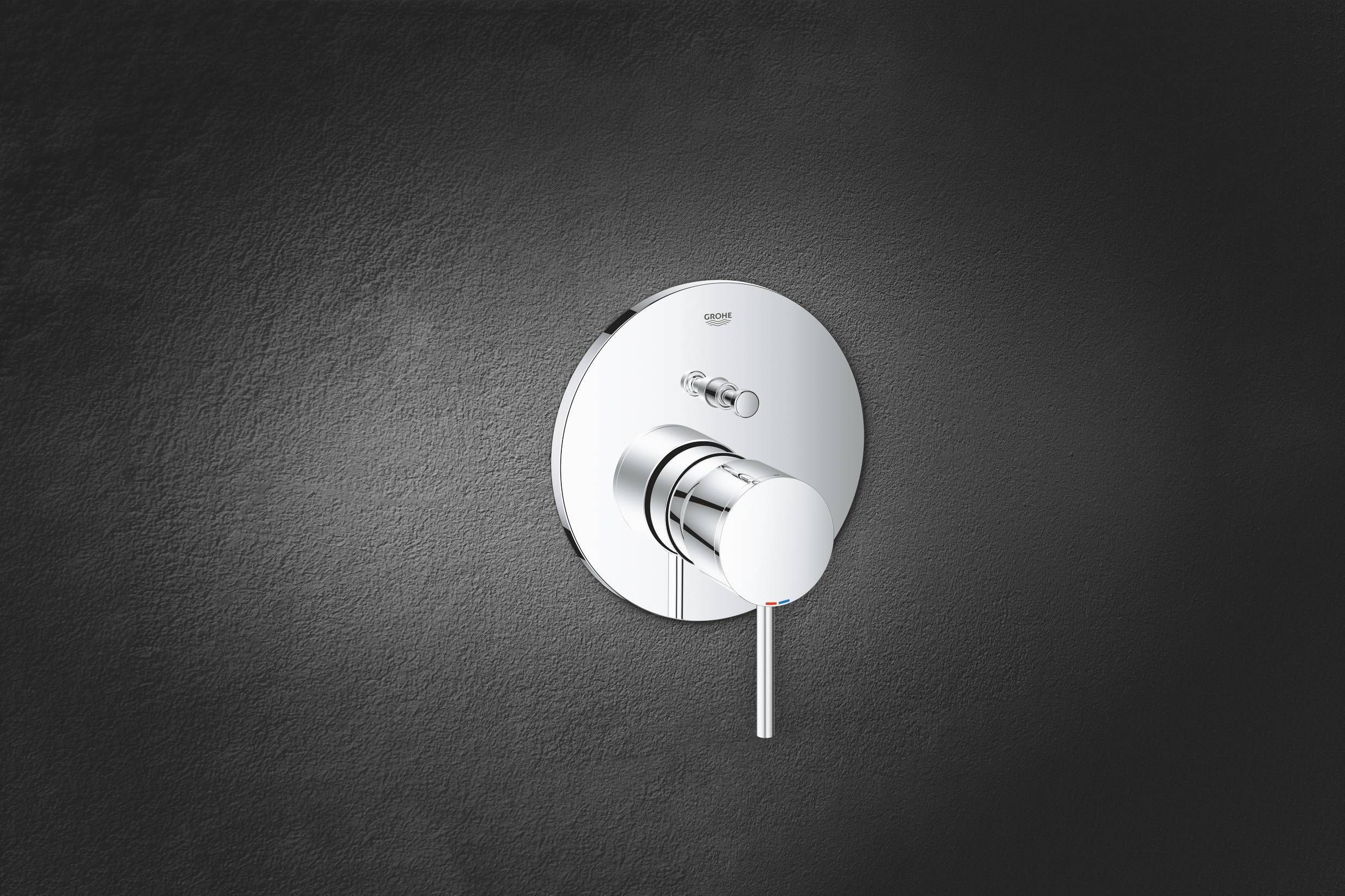 Смеситель однорычажный для ванны GROHE Atrio New, круглая розетка (24066003) - Вид №2