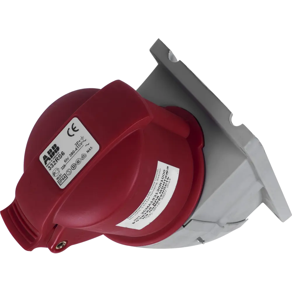 Розетка силовая ABB ноль заземление 32 А 380 В STLM-2088969 - Вид №1