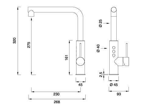 Диспенсер для питьевой воды / кухонный кран CEADESIGN ECO-DRINKING TAP WATER ARCH-00052395 - Вид №2