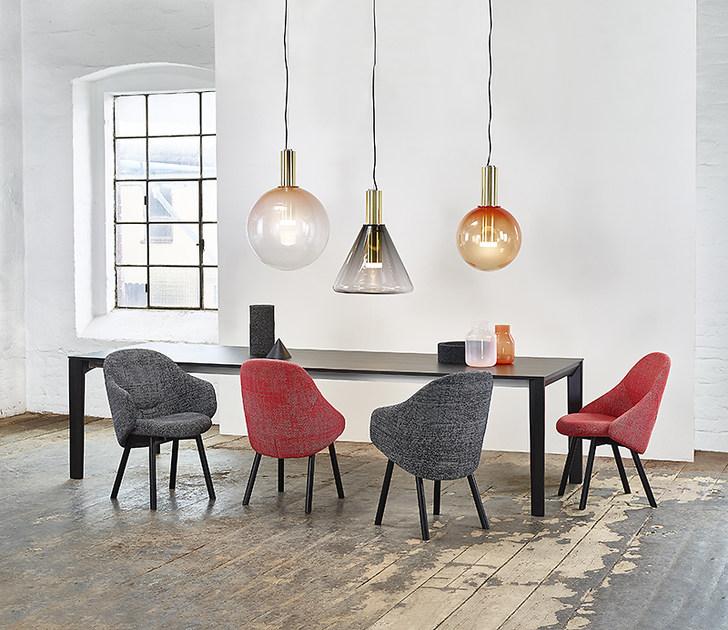 TON Кресло из ткани с подлокотниками Albu 323 415 - Вид №7