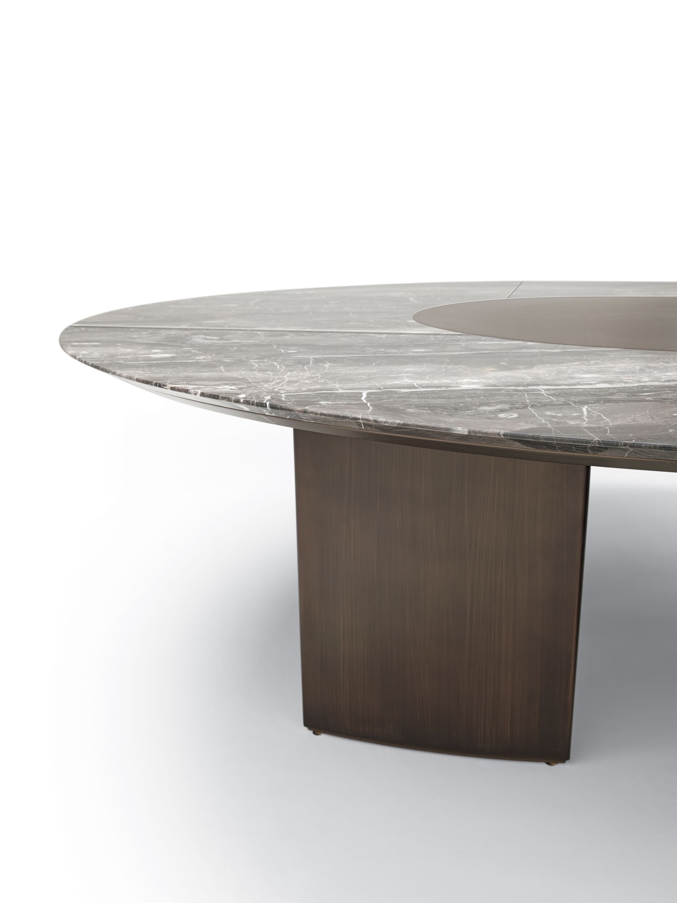 Круглый мраморный стол с Lazy Susan MisuraEmme ALA NEW ARCH-00120208 - Вид №3