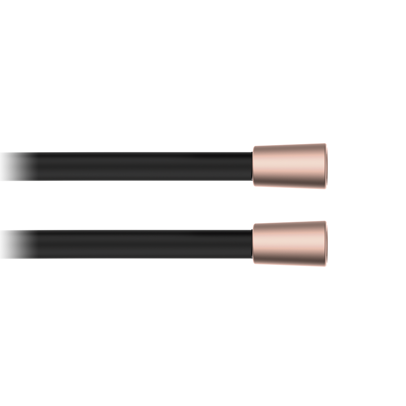 00050046 PREMIUM Гладкий шланг для душа 90 Черно-Розовое GRB MIXERS 