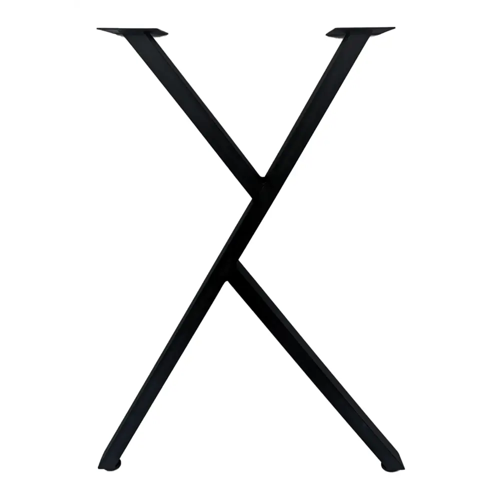 Подстолье для обеденного и письменного стола 71 см сталь цвет черный сатинированный DUCKANDDOG STLM-2012403