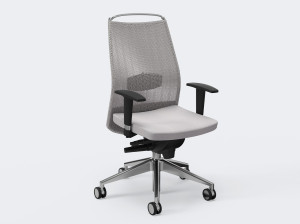 Поворотный операционный офисный стул с подлокотниками