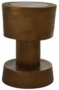 Pols Potten Низкий табурет из алюминия  390-030-001