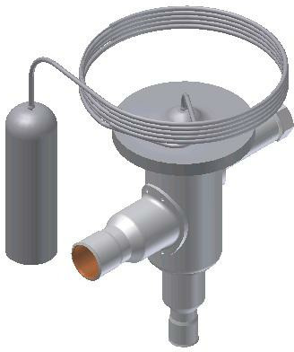 Danfoss TUB/TUBE — Клапаны терморегулирующие со встроенными клапанными узлами TUBE Клапан терморегулирующий 068U2010