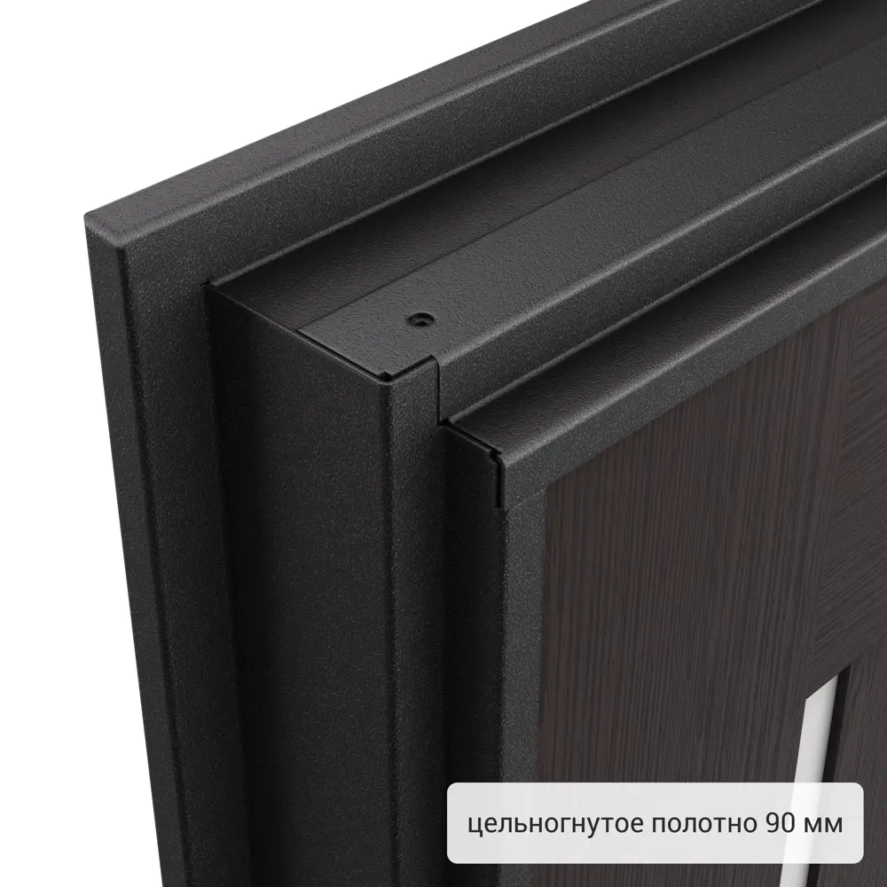 Дверь металлическая Контрол Леона, 960 мм, левая, цвет венге TOREX STLM-2099780 - Вид №10