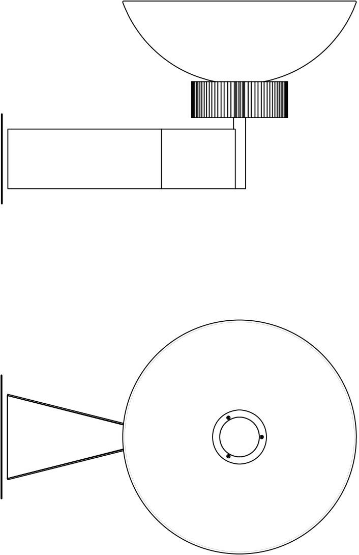 Martinelli Luce Настенный светильник из алюминия и стекла с диммером  1290/dim/l/1  - Вид №9
