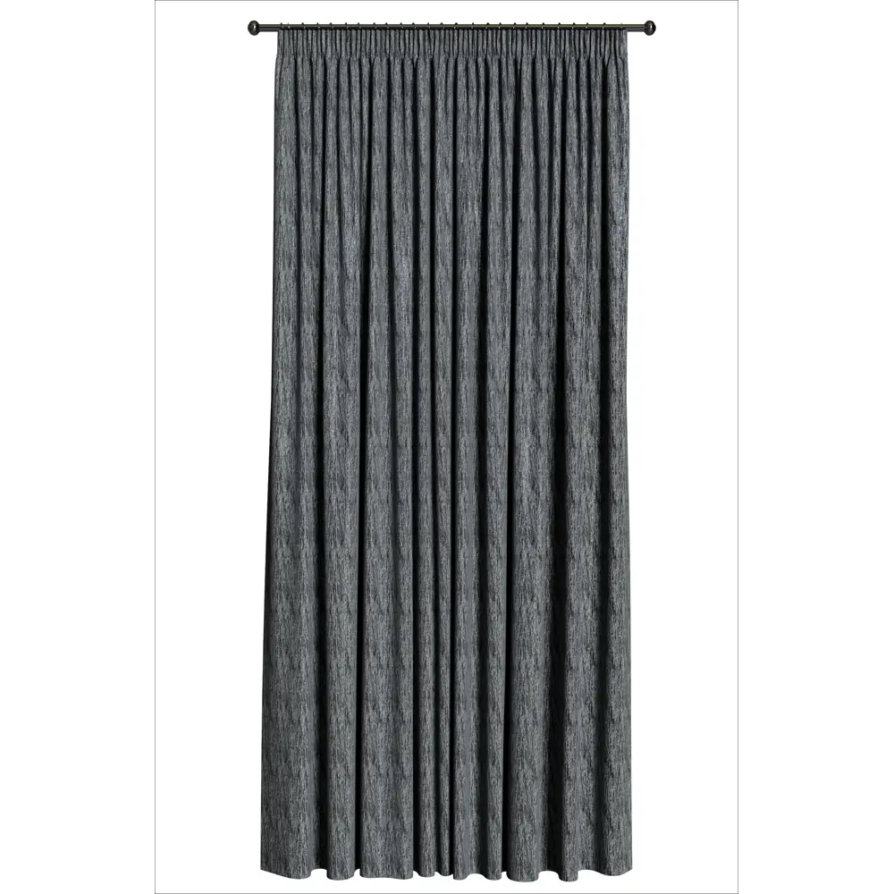 MIAMOZA Штора Торонто на ленте 200×280 см черно-серый жаккард 89398897 STLM-1563842 - Вид №2